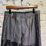 LEOMI SADLER GREY TROUSERS WITH PRINT