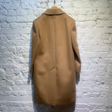 MIU MIU CAMEL OVERCOAT