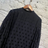 HAIDER ACKERMANN BLACK POLKA DOT SHIRT