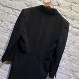 VIVIENNE WESTWOOD BLACK POLY/SILK JACKET WITH TAILS