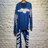 VIVIENNE WESTWOOD/WORLDS END LEONARD PELTIER IS INNOCENT SQUIGGLE SASH TOP