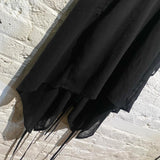 ANN DEMEULEMEESTER BLACK TUNIC