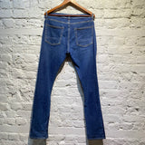 ALEXANDER MCQUEEN BLUE SKINNY JEANS