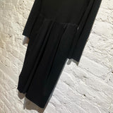 CELINE LONG BLACK JERSEY DRESS
