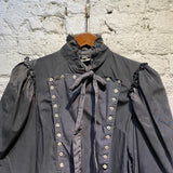 DOLCE & GABBANA D&G GREY COTTON BLOUSE