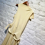 ACNE STUDIOS PALE YELLOW DRESS
