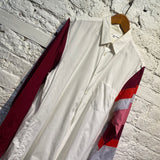 COMME DES GARÇONS SHIRT PATCHWORK SLEEVE SHIRT