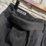 KAPTAIN SUNSHINE CHARCOAL WOOL TROUSERS