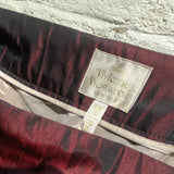VIVIENNE WESTWOOD GOLD LABEL RED/BLACK SILK EVENING SKIRT