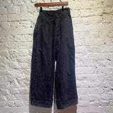 RACHEL COMEY BLACK WASHED DENIM JEANS