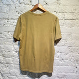 PLYS “SYSTEMATIC” KHAKI WASH T-SHIRT