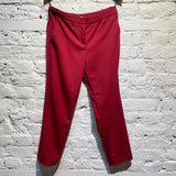MIU MIU CHERRY RED TROUSERS