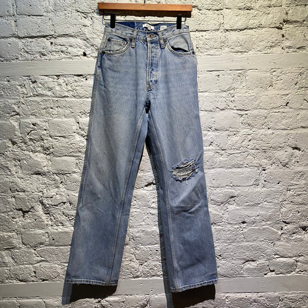RE/DONE STONE WASH DENIM JEANS