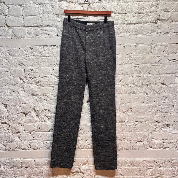 CHLOE SPECKLED WOOL TROUSERS