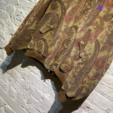 NEEDLES X BARACUTA CORDUROY PAISLEY ZIP JACKET