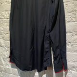 ALEXANDER MCQUEEN BLACK/RED LONG SLEEVED  SHIRT