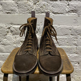 GRENSON BROWN SUEDE BOOTS
