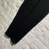 RICK OWENS BLACK STRETCH PENCIL SKIRT