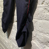 ZEGNA EZ CHALK STRIPE BREECHES RED STICHING