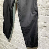 VALENTINO BLACK NYLON BELTED TROUSERS