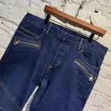 BALMAIN ENGINEERED JEANS