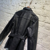 A.M. LONDON FAUX LEATHER JACKET