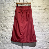 COMME DES GARÇONS RED NYLON SKIRT