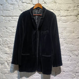 DKNY VINTAGE BLACK VELVET JACKET
