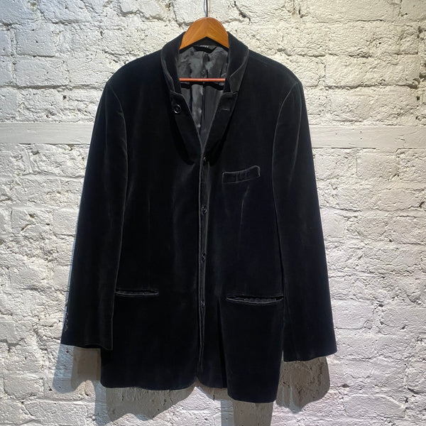 DKNY VINTAGE BLACK VELVET JACKET