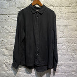ASSEMBLY LABEL DARK GREY LINEN SHIRT