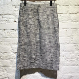 VIVIENNE WESTWOOD ANGLOMANIA GREY PATTERNED SKIRT