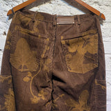 DRIES VAN NOTEN BROWN PRINT CORDS
