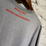 WALTER VAN BEIRENDONCK GREY PRINT SHIRT