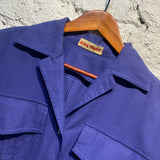 ISSEY MIYAKE BLUE COTTON 2 POCKET SHIRT