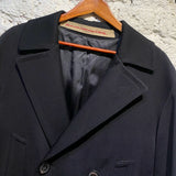 CHRISTIAN LACROIX HOMME BLACK WOOL TRENCH COAT