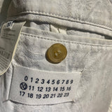 MARTIN MARGIELA LIGHT GREY BLAZER WITH SILVER EMBROIDERY SUMMER 2006