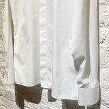 DIOR WHITE COTTON HIDDEN BUTTONS SHIRT