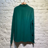 AIMÉ LEON DORE GREEN PIQUE POLO SHIRT