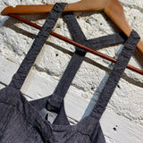 MAX MARA WEEKEND GREY LINEN PINAFORE