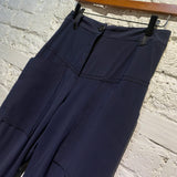 MARITHE + FRANCOIS GIRBAUD
NAVY/BLUE PINSTRIPED JODHPUR TROUSERS