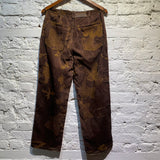 DRIES VAN NOTEN BROWN PRINT CORDS