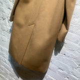 MIU MIU CAMEL OVERCOAT
