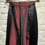 VIVIENNE WESTWOOD GOLD LABEL RED/BLACK SILK EVENING SKIRT