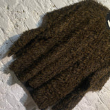 SONG FOR THE MUTE BROWN GOAT SPLIT SLEEVE KNIT