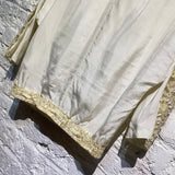 JUNYA WATANABE CDG CREAM SEQUIN/BEADED TOP AD2003