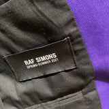 RAF SIMONS PURPLE BLAZER