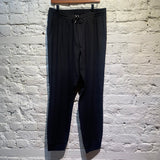 ALEXANDER MCQUEEN MCQ BLACK CREPE SWEATPANTS