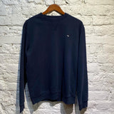 ALEXANDER MCQUEEN MCQ
NAVY  JERSEY SWEATER SWALLOW SKULL