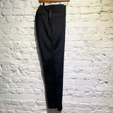 ALEXANDER MCQUEEN BLACK TUX TROUSERS