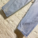 RAF SIMONS DUAL CONSTRUCTION TWO TONE JEANS
